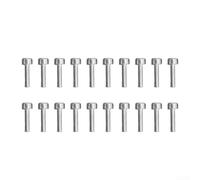 HEBEOT Lot de 20 vis à tête cylindrique M4 x 16 9022 313 0680 pour tronçonneuse MS440 MS460 HT70 FS500