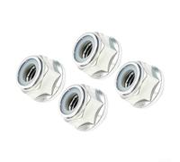 HEBEOT Lot de 4 écrous de débroussailleuse filetés à gauche 579 07 64-01 pour modèles 143R II 236R en acier pour un assemblage sûr Installation facile Lot de 4 (écrou de débroussailleuse)