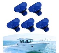 HEBEOT Lot de 5 bouchons de vidange pour bloc moteur 22-806608A1, 22-806608A02 compatibles avec les moteurs Mercruiser