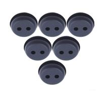 HEBEOT Lot de 6 œillets de réservoir pour débroussailleuse à 2 trous pour rondelles en caoutchouc de 3 mm DI 5 mm OD pour joint de bouchon de carburant