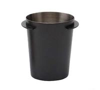 HEBEOT Tasse doseuse à café en acier inoxydable conçue pour le plateau porte-filtre, compatible avec une mesure précise du marc dans le brassage expresso (58 mm noir)