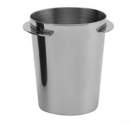 HEBEOT Tasse doseuse à café en acier inoxydable conçue pour le plateau porte-filtre, compatible avec une mesure précise du marc dans le brassage des expresso (58 mm, argent)