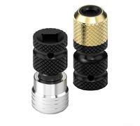 HEBEOT Tête de conversion télescopique hexagonale à cliquet adaptateur 1/2" carré vers 1/4" Kit d'outils convertisseur (B)