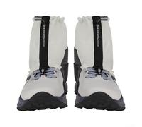 HEBEOT Trail Guêtres basses unisexes en nylon imperméable avec cordon de serrage réglable pour la randonnée, le cyclisme, la course à pied, la marche sur neige, taille 38-45, gris, jaune, noir (gris)