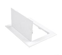 HEBEOT Trappe d'inspection blanche à charnière pour porte d'inspection en ABS amovible (150 x 200 mm)