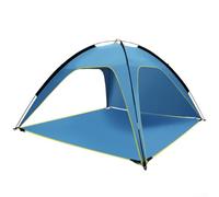 HEBEOT Up Tente de plage automatique extra large portable avec ouverture à trois côtés pour jardin, pêche (A)