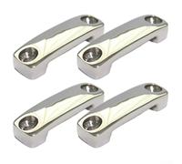 HEBEOT Yacht Top Strap Pad Eye en acier inoxydable pour yachts et kayaks pour bateau, kayak, camping-car, camion, attaches 49 x 14 mm