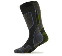 Heber Peak - CedarHe. Ski Socks 2-Pack - Chaussettes de ski - EU 43-45 - dark grey / blue, grey / atomic