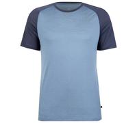 Heber Peak - MerinoCool165 EvergreenHe. T-Shirt - Haut en mérinos - XL - dark night blue / smoke navy