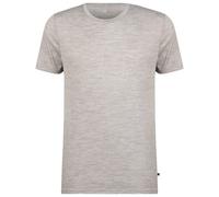 Heber Peak - MerinoMix150 PineconeHe. Logo T-Shirt - Haut en mérinos - 3XL - ash grey melange