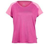 Heber Peak - Women's MerinoCool165 EvergreenHe. T-Shirt - Haut en mérinos - XXL - deep pink / bright pink