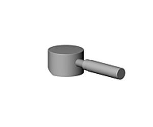 Hébergement à Dornbracht Levier complet Meta02 vc 90206204000-00 90 x 95 mm chromé