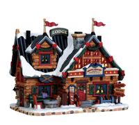 Hébergement touristique - LEMAX - Après-Ski Lodge - Porcelaine - Avec lumières - 17x20,2x11,9 cm