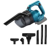 HEBERUCK Aspirateur à Main sans Fil Compatible avec Makita 18V Batterie, 16 KPa, buse de Sol, bac à poussière de 0,7 l, pour la Maison et la Voiture, Poils d'animaux (sans Batterie)
