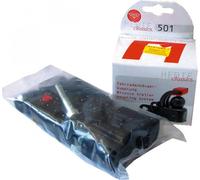 Hebie 0501 Kit d'attelage F1 + adaptateur de tige de selle, noir (1 kit)
