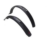 Hebie 0757 E Kit de tôle enfichable Taipan 20' avec protection anti-éclaboussures, matériel de fixation inclus, noir, 2 pièces (1 kit)