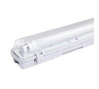 Hebitod Tube lumineux LED T8 blanc froid 1,5 m 24 W 6000 K 2040 lm Lumière fluorescente Montage en surface ou plafond pour garage/atelier/bureau/école