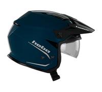 HEBO Casque jet ouvert de trial avec pare-soleil HTR-P01 V6 MONO DUO