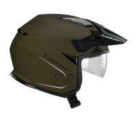 HEBO Casque jet ouvert de trial avec pare-soleil HTR-P01 V6 MONO DUO
