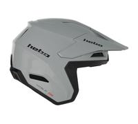 HEBO Casque jet ouvert de trial en fibre de verre HTR F02 ZONE PRO MONO