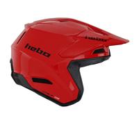 HEBO Casque jet ouvert de trial en fibre de verre HTR F02 ZONE PRO MONO