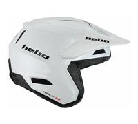 §Casque Trial Hebo Zone Pro Monocolor Blanc§