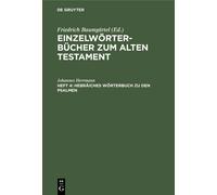Hebräiches Wörterbuch Zu Den Psalmen