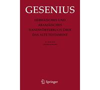 Hebräisches Und Aramäisches Handwörterbuch Über Das Alte Testament: Gesamtausgabe