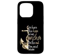 Hébreu 6:19 Verse biblique We Have This Hope as an Anchor Coque pour iPhone 15 Pro