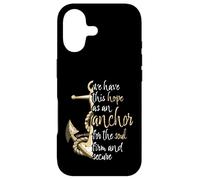 Hébreu 6:19 Verse biblique We Have This Hope as an Anchor Coque pour iPhone 17
