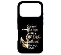 Hébreu 6:19 Verse biblique We Have This Hope as an Anchor Coque pour iPhone 17 Pro