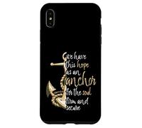 Hébreu 6:19 Verse biblique We Have This Hope as an Anchor Coque pour iPhone XS Max