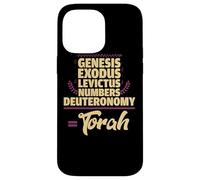 Hébreu Israélite Vêtements Genesis Exodus 5 livres Torah Coque pour iPhone 14 Pro Max