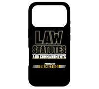 Hébreu Israélite Vêtements pour Femmes Loi Statutes Commandement Coque pour iPhone 17 Pro