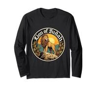 Hébreu Israélite YHWH Lion de Juda Yahweh Art Rastafari Manche Longue