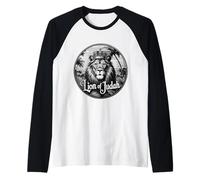 Hébreu Israélite YHWH Lion de Juda Yahweh Art rastafari Manche Raglan