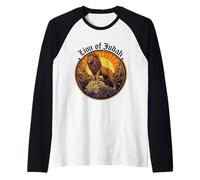 Hébreu Israélite YHWH Lion de Juda Yahweh Art Rastafari Manche Raglan