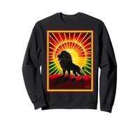 Hébreu Israélite YHWH Lion de Juda Yahweh Art rastafari Sweatshirt