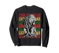 Hébreu Israélite YHWH Lion de Juda Yahweh Art rastafari Sweatshirt