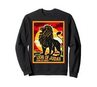 Hébreu Israélite YHWH Lion de Juda Yahweh Art rastafari Sweatshirt