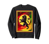 Hébreu Israélite YHWH Lion de Juda Yahweh Art rastafari Sweatshirt