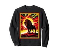 Hébreu Israélite YHWH Lion de Juda Yahweh Art rastafari Sweatshirt