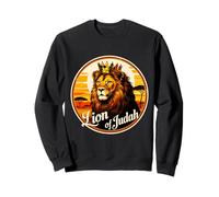 Hébreu Israélite YHWH Lion de Juda Yahweh Art rastafari Sweatshirt