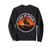 Hébreu Israélite YHWH Lion de Juda Yahweh Art Rastafari Sweatshirt