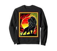 Hébreu Israélite YHWH Lion de Juda Yahweh Art rastafari Sweatshirt