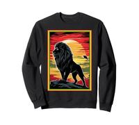 Hébreu Israélite YHWH Lion de Juda Yahweh Art rastafari Sweatshirt