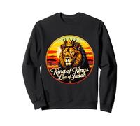 Hébreu Israélite YHWH Lion de Juda Yahweh Art rastafari Sweatshirt