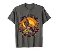 Hébreu Israélite YHWH Lion de Juda Yahweh Art Rastafari T-Shirt