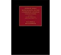 Hebrew Bible Manuscripts in the Cambridge Genizah Collections, Cambridge University Library Genizah Series, 2 Ben Outhwaite, M. C. Davis (Auteur)