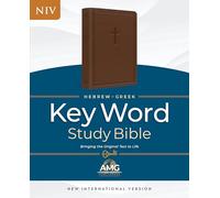 Hebrew-Greek Key Word Study Bible, Brown Leather, Indexed